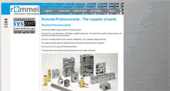 Desktop Screenshot of precision-parts.rommel-net.de