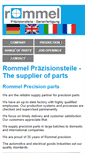 Mobile Screenshot of precision-parts.rommel-net.de